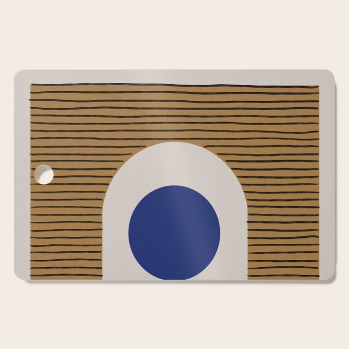 Blue Circle #1 Cutting Board Gallery Image 1