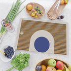Blue Circle #1 Cutting Board Gallery Image 2