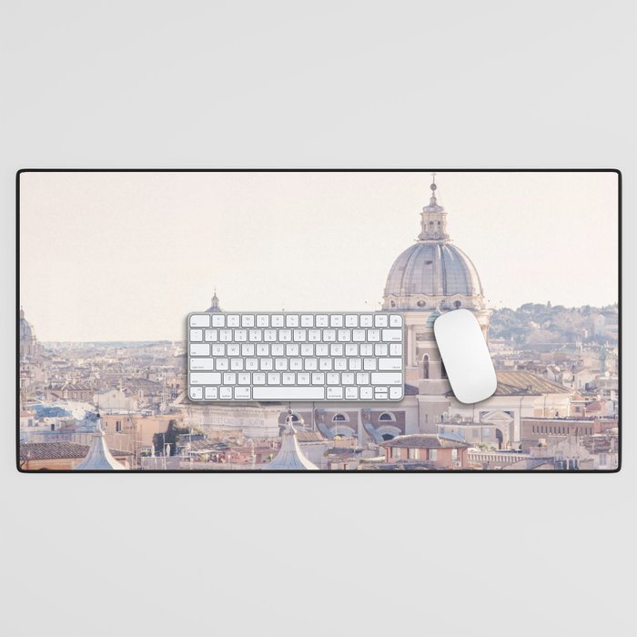 Roman Sunrise - Rome Italy Travel Photography Desk Mat Gallery Image 1