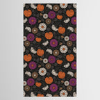 Pumpkin Fall Floral Tablecloth Gallery Image 2