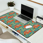 Floral Dragon Chinoiserie  Desk Mat Gallery Image 2