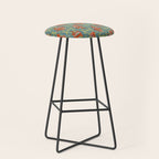 Floral Dragon Chinoiserie  Stool Gallery Image 1