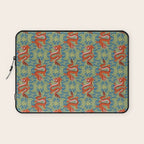 Floral Dragon Chinoiserie  Laptop Sleeve Gallery Image 1