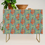 Floral Dragon Chinoiserie  Credenza Gallery Image 1