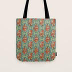 Floral Dragon Chinoiserie  Tote Bag Gallery Image 1