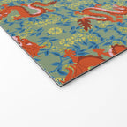 Floral Dragon Chinoiserie  Welcome Mat Gallery Image 2
