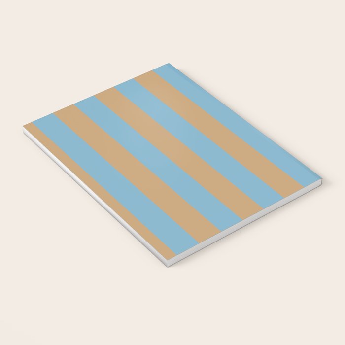 Sky Blue Taffy Stripes Notebook Gallery Image 3