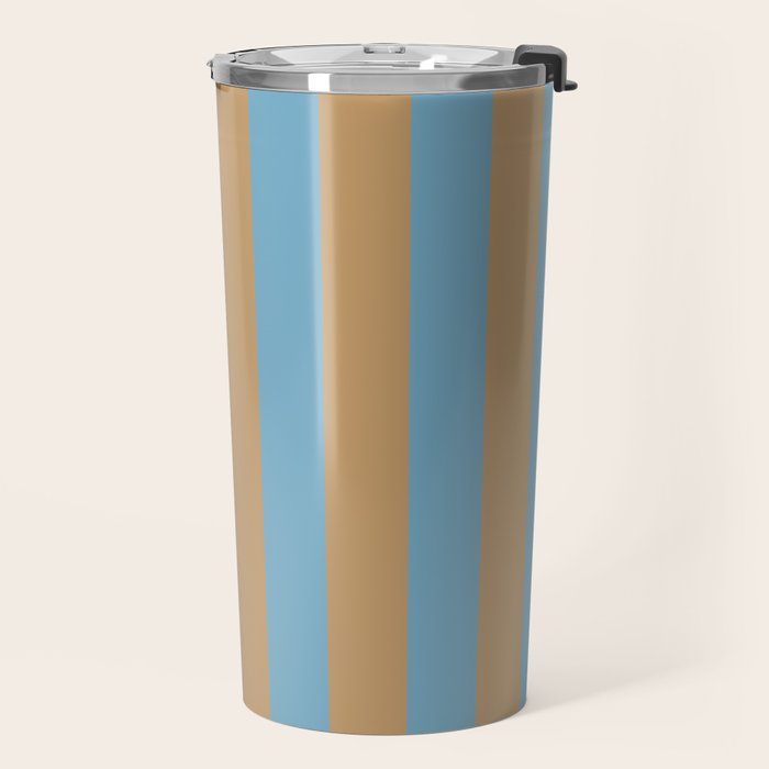 Sky Blue Taffy Stripes Travel Mug Gallery Image 2