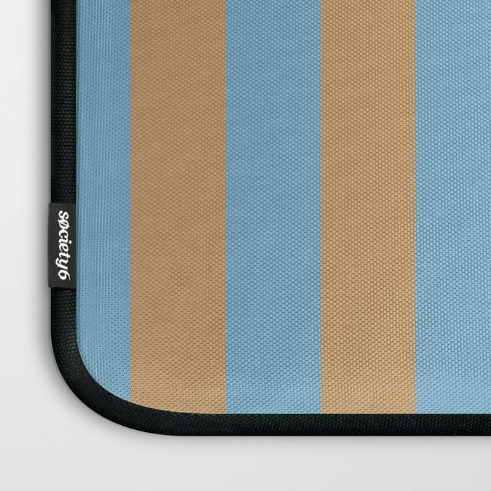 Sky Blue Taffy Stripes Laptop Sleeve Gallery Image 3