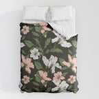 Flowers in the tropical night Comforter Gallery Image 6