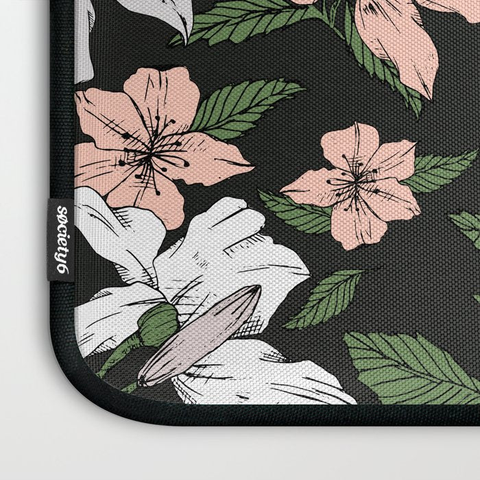 Flowers in the tropical night Laptop Sleeve Gallery Image 3