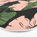 Flowers in the tropical night Bath Mat Gallery Image 3