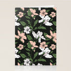 Flowers in the tropical night Stationery Card Gallery Image 2