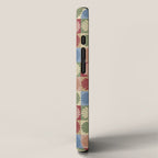 Retro Flowers Check Pattern XIX iPhone Case Gallery Image 2