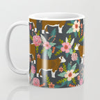 Hereford Cattle breed floral farm homestead gifts cow art florals Coffee Mug Gallery Image 3