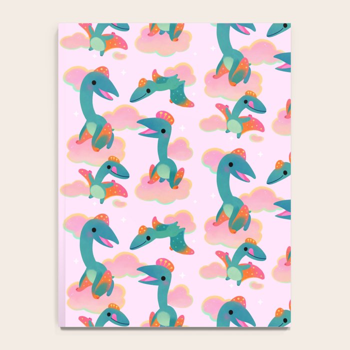 Quetzalcoatlus in the pink sky Notebook Gallery Image 4