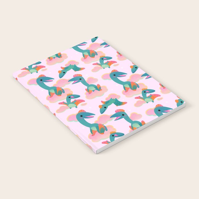 Quetzalcoatlus in the pink sky Notebook Gallery Image 1