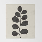 Branch silhouette II Throw Blanket Gallery Image 2