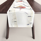 Cardinals and Birch Trees  Table Runner Gallery Image 1