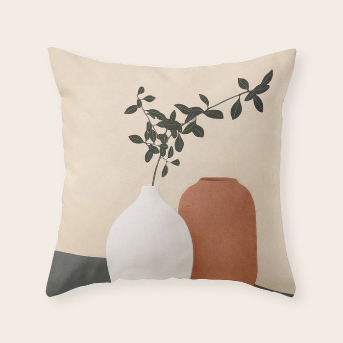 Vase Design 5 Throw Pillow Gallery Image 6