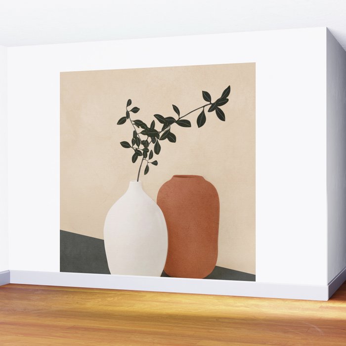 Vase Design 5 Wall Mural Gallery Image 2