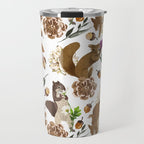 Flowering squirrel meadow Travel Mug Gallery Image 1