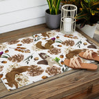 Flowering squirrel meadow Outdoor Rug Gallery Image 2