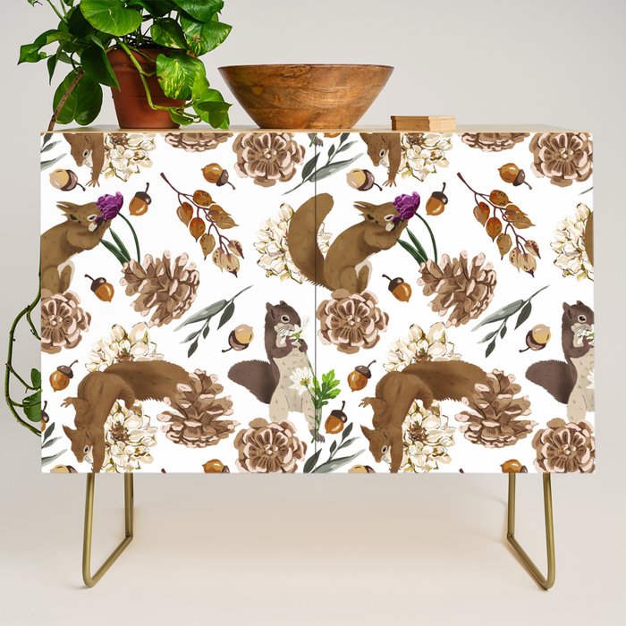 Flowering squirrel meadow Credenza Gallery Image 1