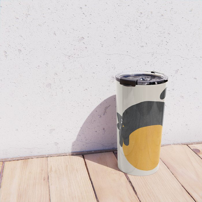 Cat with ball Travel Mug Gallery Image 4