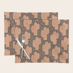 Sonora - terracotta, brown, and taupe Placemat Gallery Image 1
