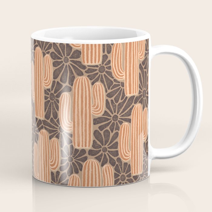 Sonora - terracotta, brown, and taupe Coffee Mug Gallery Image 1