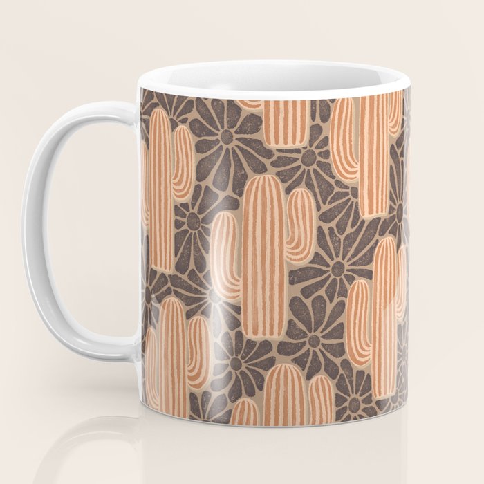 Sonora - terracotta, brown, and taupe Coffee Mug Gallery Image 3