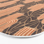 Sonora - terracotta, brown, and taupe Bath Mat Gallery Image 3