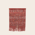 Pomegranate Tree Antique Persian Rug Pattern Wall Hanging Gallery Image 1