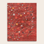 Pomegranate Tree Antique Persian Rug Pattern Notebook Gallery Image 4