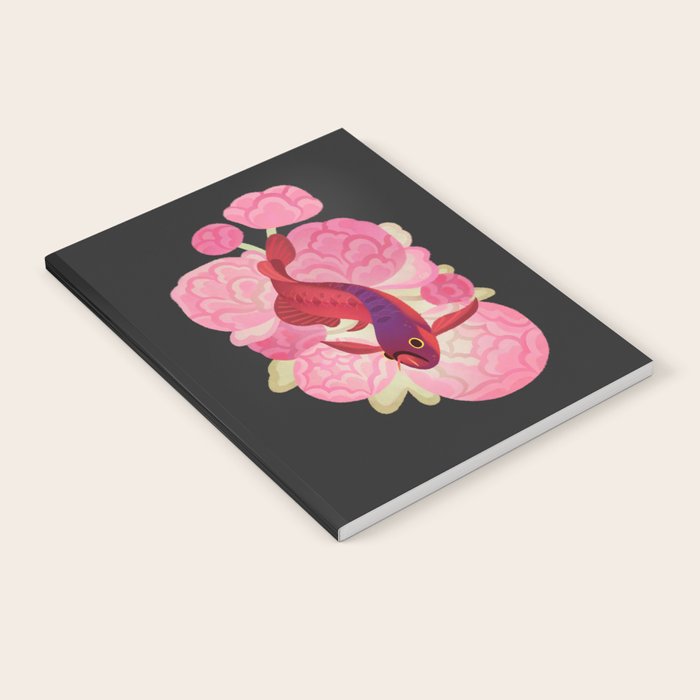 Arowana and peony 3 Notebook Gallery Image 1