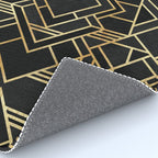 Art Deco Black Rug Gallery Image 4