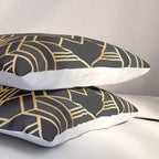 Art Deco Black Pillow Sham Gallery Image 3