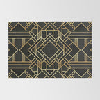 Art Deco Black Rug Gallery Image 2