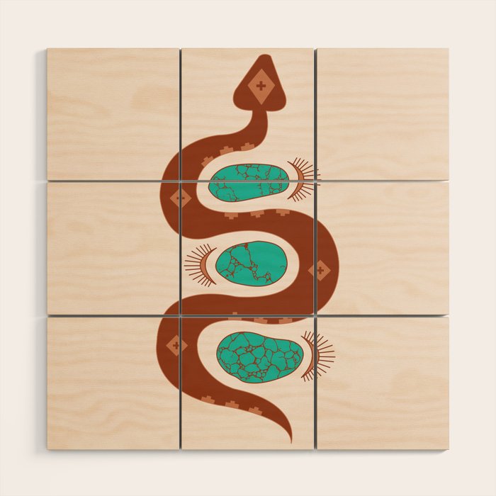 Southwestern Slither Wood Wall Art Gallery Image 1