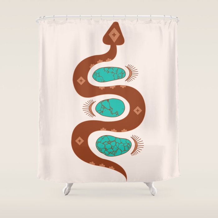 Southwestern Slither Shower Curtain Gallery Image 1