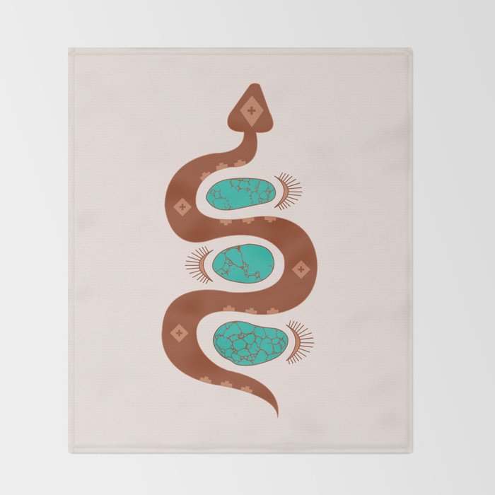 Southwestern Slither Throw Blanket Gallery Image 2