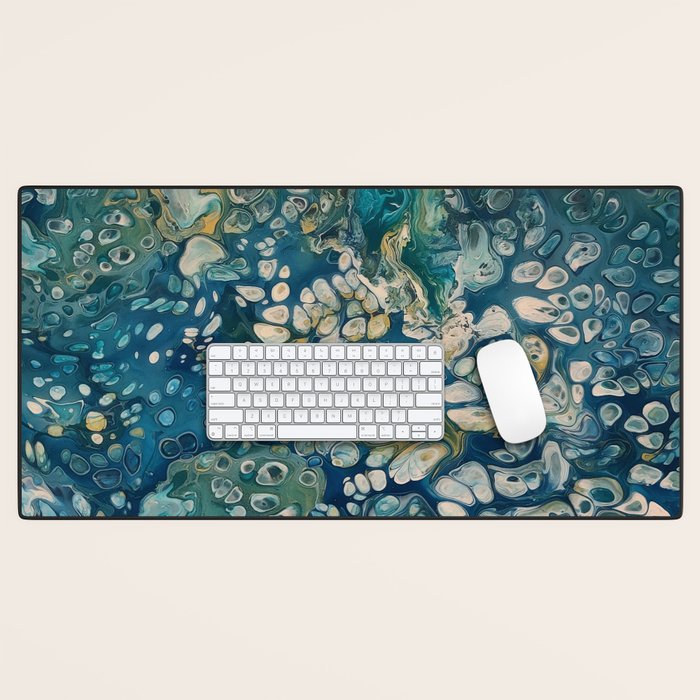 Underwater Abstract Fantasy Desk Mat Gallery Image 1