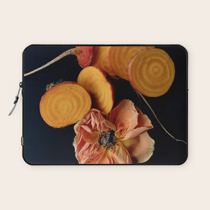 Moody Orange Beets and Rose Laptop Sleeve Gallery Image 1