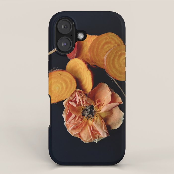 Moody Orange Beets and Rose iPhone Case Gallery Image 1