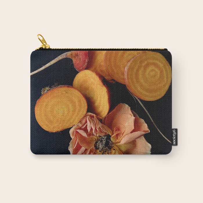 Moody Orange Beets and Rose Carry All Pouch Gallery Image 1