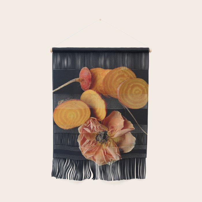Moody Orange Beets and Rose Wall Hanging Gallery Image 1