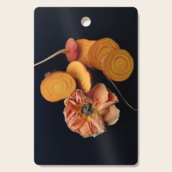 Moody Orange Beets and Rose Cutting Board Gallery Image 1
