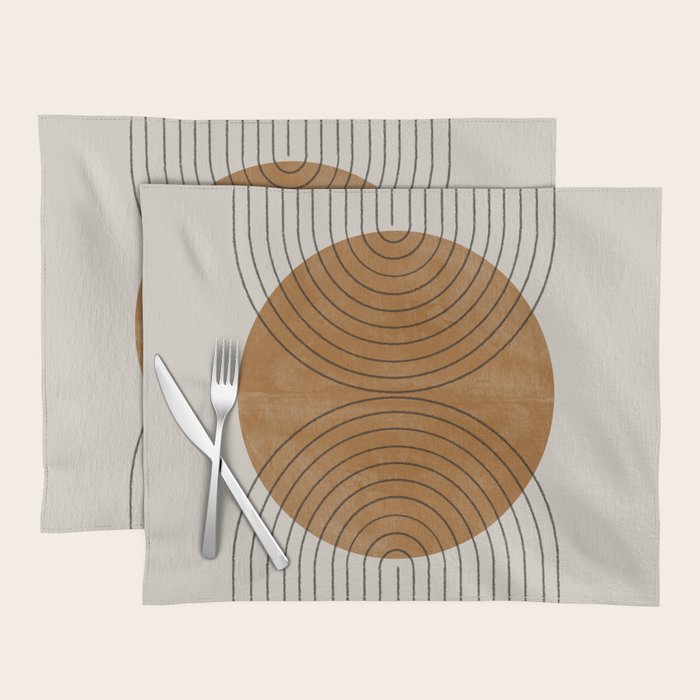 Perfect Touch  Mid Century Modern Placemat Gallery Image 1
