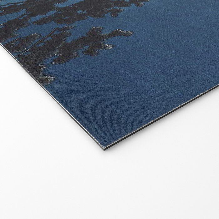 Spring Moon At Ninomiya Beach by Hasui Kawase å·ç¬ å·´æ°´ Welcome Mat Gallery Image 2